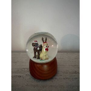 NWOT PBK Christmas Dog Snow Globe